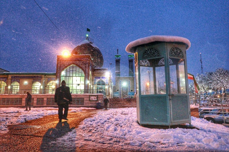 روزهای برفی در زنجان