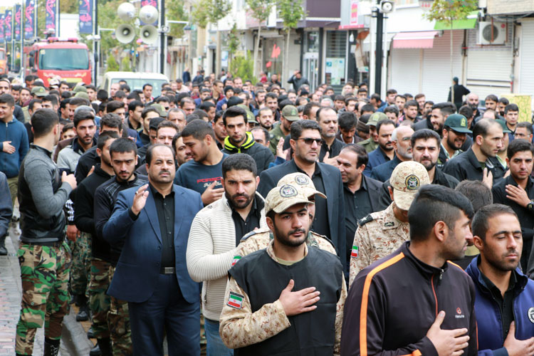 گزارش تصویری دسته عزاداری نظامیان زنجان