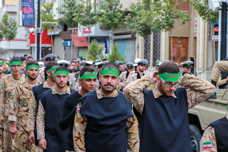 گزارش تصویری دسته عزاداری نظامیان زنجان