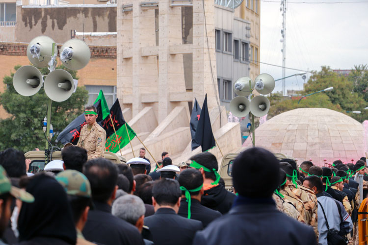 گزارش تصویری دسته عزاداری نظامیان زنجان