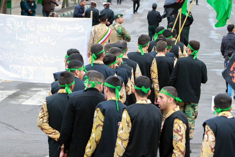 گزارش تصویری دسته عزاداری نظامیان زنجان