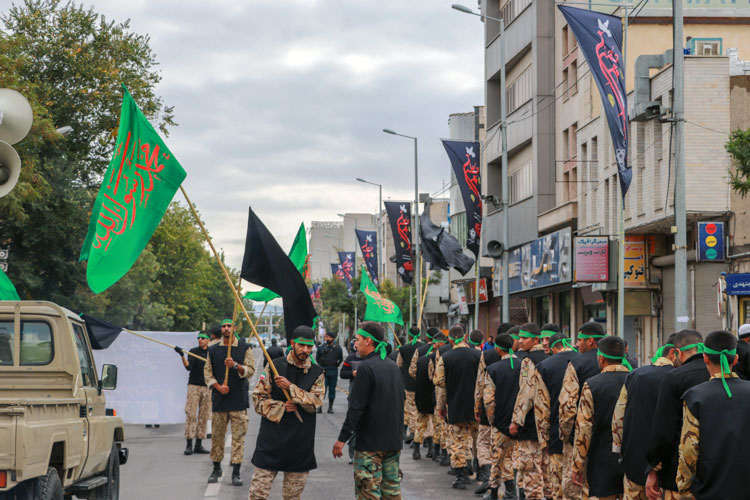 گزارش تصویری دسته عزاداری نظامیان زنجان