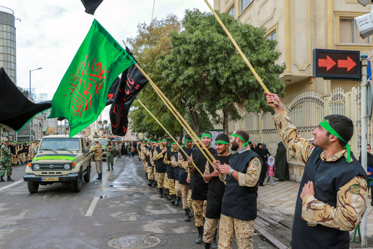 گزارش تصویری دسته عزاداری نظامیان زنجان