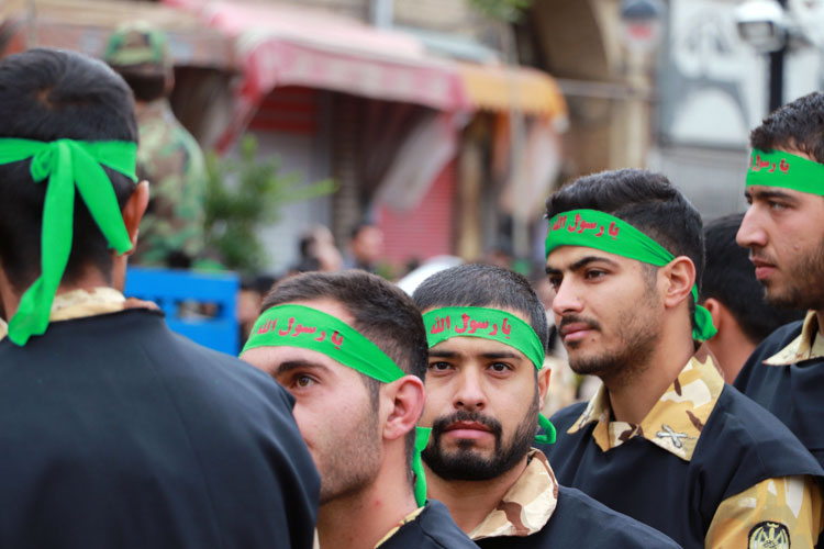 گزارش تصویری دسته عزاداری نظامیان زنجان