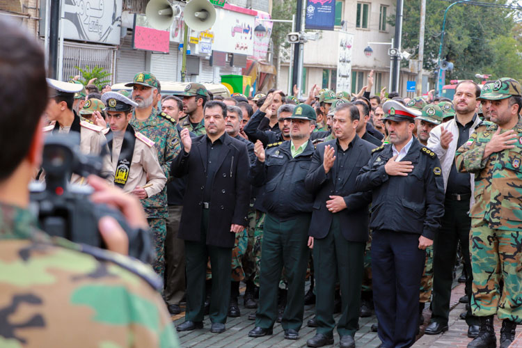 گزارش تصویری دسته عزاداری نظامیان زنجان