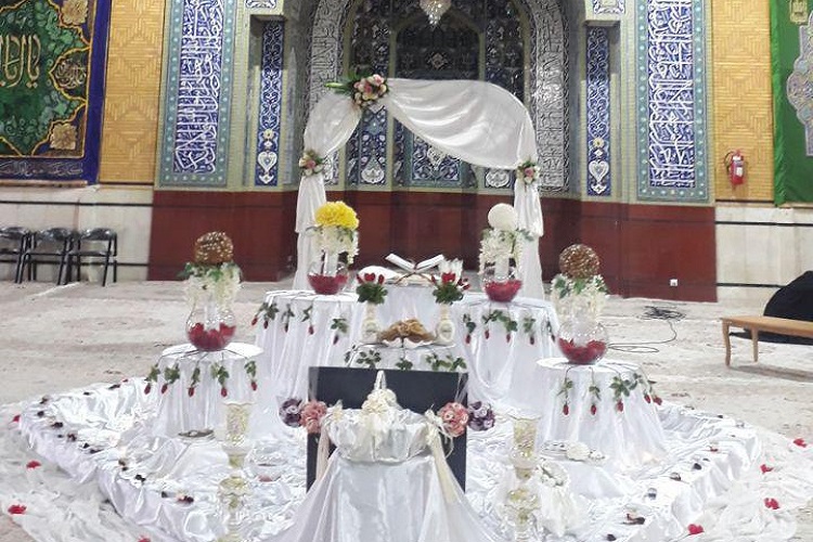 آغاز زندگی زوج خادم در حسینیه اعظم زنجان