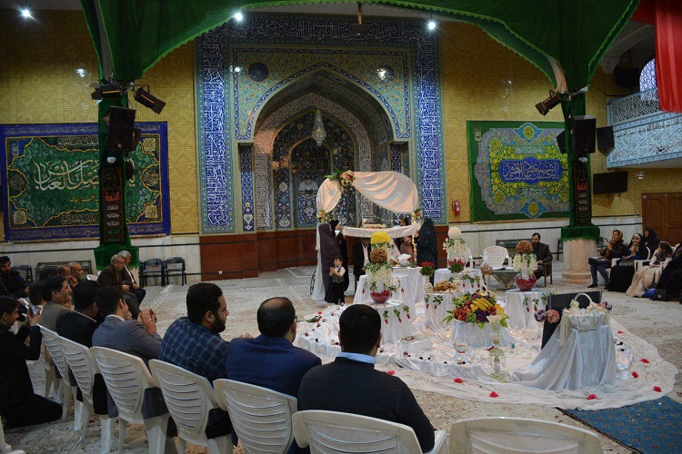 آغاز زندگی زوج خادم در حسینیه اعظم زنجان