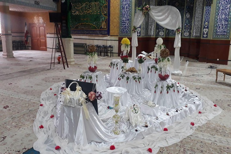 آغاز زندگی زوج خادم در حسینیه اعظم زنجان