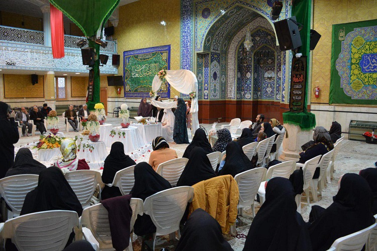 آغاز زندگی زوج خادم در حسینیه اعظم زنجان
