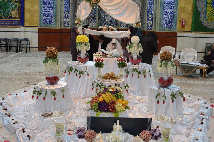 آغاز زندگی زوج خادم در حسینیه اعظم زنجان