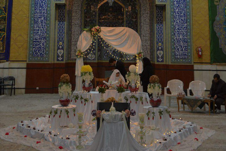 آغاز زندگی زوج خادم در حسینیه اعظم زنجان