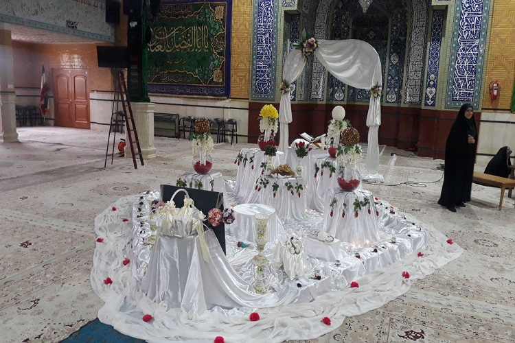 آغاز زندگی زوج خادم در حسینیه اعظم زنجان