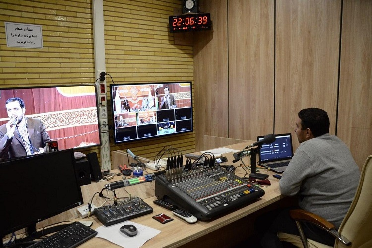 عکس | برگزاری جشن مجازی میلاد مهدی موعود(عج) در حسینیه اعظم زنجان