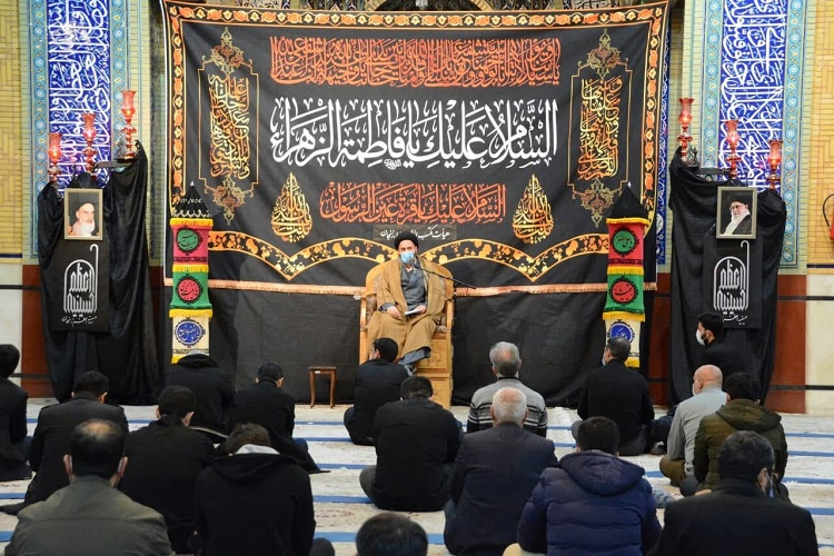 ارسالی//// برگزاری مراسم عزاداری ایام فاطمیه در حسینیه اعظم زنجان