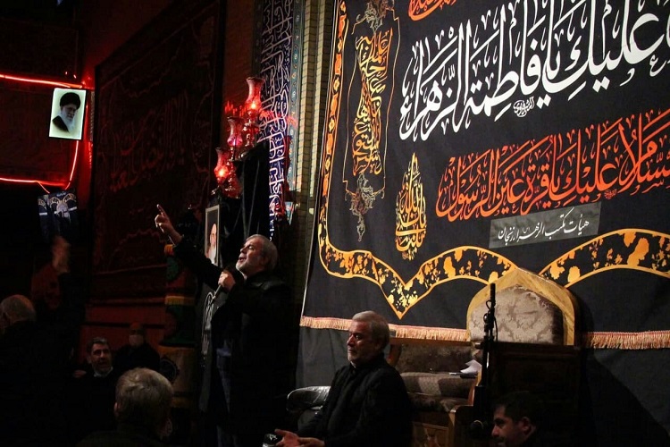 ارسالی//// برگزاری مراسم عزاداری ایام فاطمیه در حسینیه اعظم زنجان