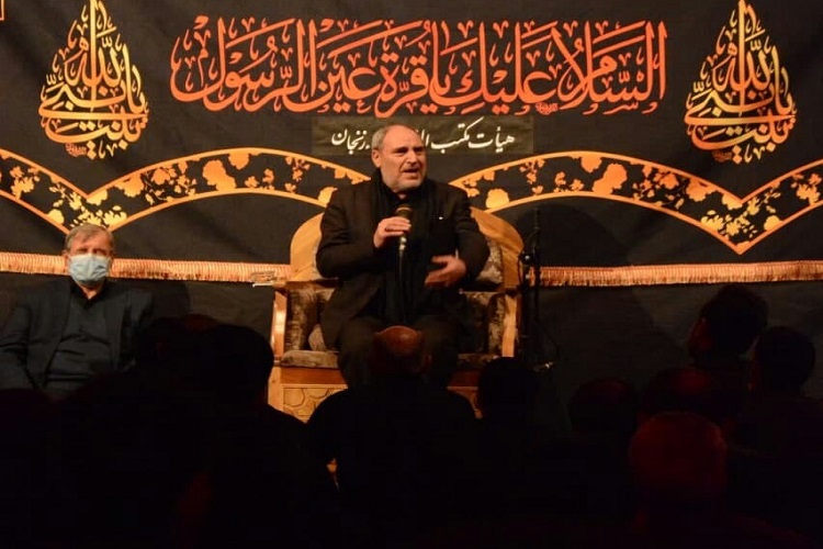 ارسالی//// برگزاری مراسم عزاداری ایام فاطمیه در حسینیه اعظم زنجان