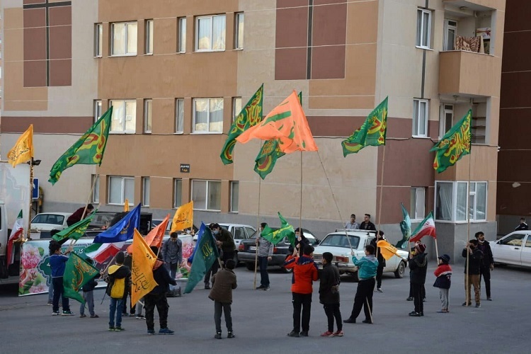 عکس | برپایی کاروان‌های شادی حسینیه اعظم زنجان