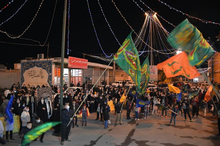 عکس | برپایی کاروان‌های شادی حسینیه اعظم زنجان