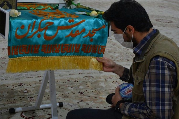 جشن میلاد امام رضا(ع) یا حضور خادمان مسجد جمکران در زنجان