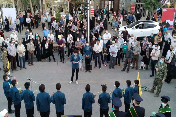 جشن میلاد امام رضا(ع) یا حضور خادمان مسجد جمکران در زنجان