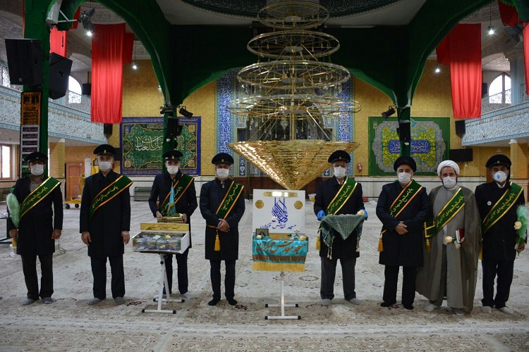 جشن میلاد امام رضا(ع) یا حضور خادمان مسجد جمکران در زنجان