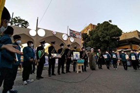 جشن میلاد امام رضا(ع) یا حضور خادمان مسجد جمکران در زنجان