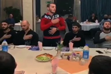 فیلم | مداحی حماسی در داغستان روسیه