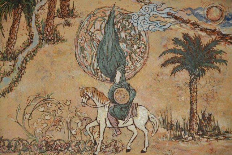 رونمایی از آثار تصویرسازی با موضوع وقایع عظیم کربلا در زنجان رونمایی از آثار تصویرسازی با موضوع وقایع عظیم کربلا در زنجان