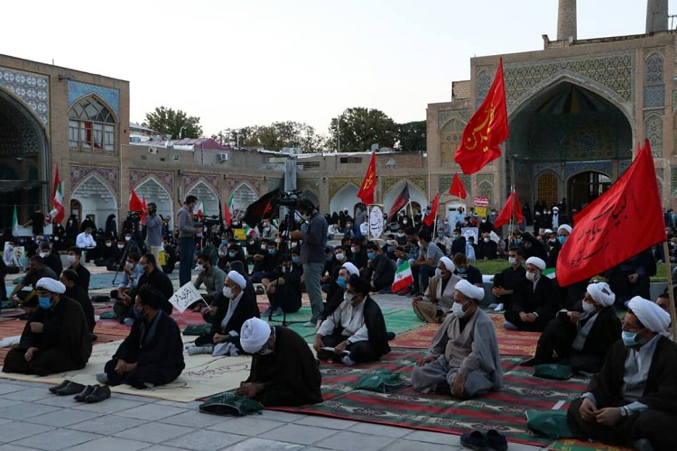 تجمع زنجانی‌ها در محکومیت توهین به مقدسات مسلمانان + عکس