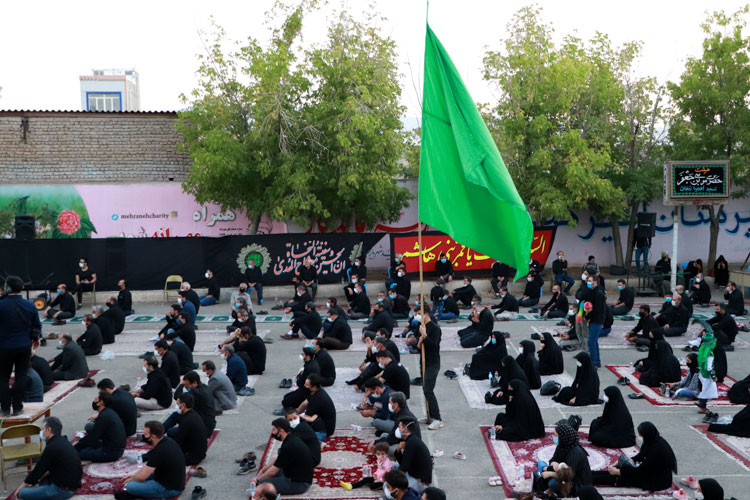 عکس | حال و هوای عصر تاسوعا در زنجان