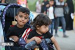عکس | زائران خردسال، رهسپار کوی حسین(ع)