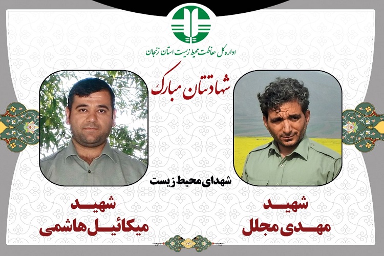 پیکر دو محیطبان شهید زنجانی به خاک سپرده شد پیکر دو محیطبان شهید زنجانی به خاک سپرده شد