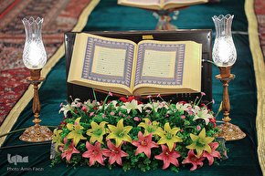 جزءخوانی قرآن در حرم مطهر شاهچراغ(ع)