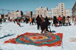 جشنواره بازی‌های زمستانی در هشجین برگزار شد + عکس