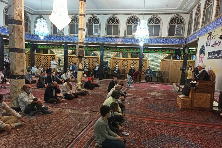 عکس | برگزاری مراسم هفته افشای حقوق بشر آمریکایی در زنجان