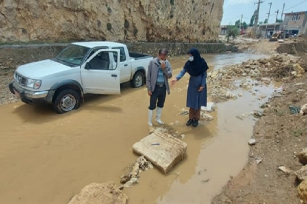 آشکار شدن کتیبه منقش به آیتالکرسی پس از سیل در ایجرود آشکار شدن کتیبه منقش به آیتالکرسی پس از سیل در ایجرود