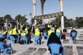 اعزام خادمان موکب علی بن موسی الرضا(ع) گلستان به کربلای معلی