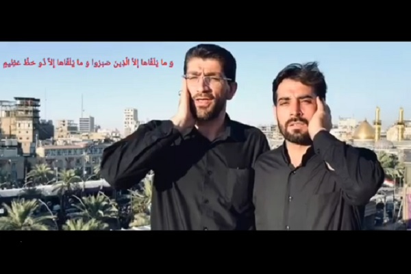 همخوانی قرآن غلام‌نژاد و عادلی در کربلا + فیلم