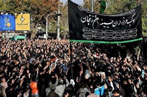 برپایی دسته عزاداری حسینیه اعظم زنجان به‌مناسبت سالگرد رحلت امام(ره)