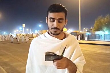 فیلم | تلاوت «مهدی سعادتی کیا» در صحرای عرفات