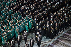 حسینیه ایران؛ مراسم شب عاشورا حسینی در حرم مطهر رضوی