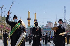 برپایی موکب عزاداری در راستای ارائه خدمات پزشکی به عزاداران زنجانی