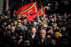 برگزاری دسته عزاداری هیئت ثارالله رزمندگان اسلام در زنجان
