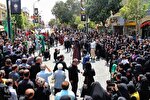 حرکت نمادین کاروان امام حسین (ع) در زنجان