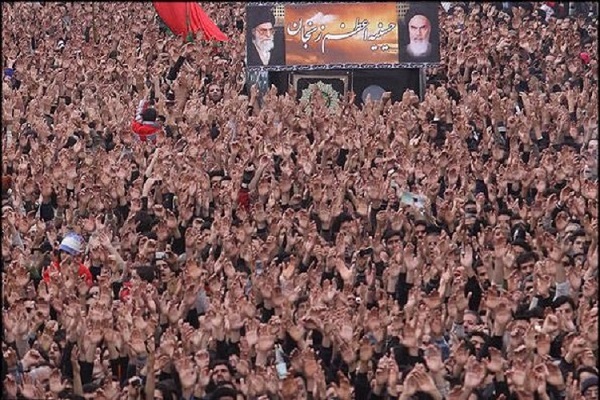 آغاز حرکت دسته عزاداری حسینیه اعظم زنجان