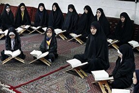 برگزاری کلاس‌های آموزشی روخوانی و روان‌خوانی قرآن‌کریم در شهرستان زنجان