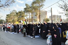 عکس | تجمع دانشگاهیان کرمان در محکومیت جنایات اسرائیل