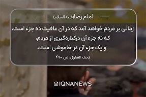 استوری‌موشن | عافیت در کلام امام رضا(ع)