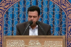 فیلم | تلاوت «حسینی‌پور» در حضور رهبر معظم انقلاب