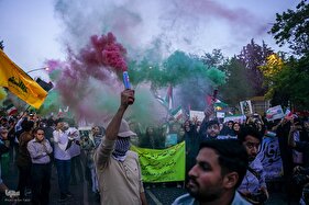 تجمع دانشگاهیان شیرازی در حمایت از خیزش دانشجویان آمریکا و اروپا